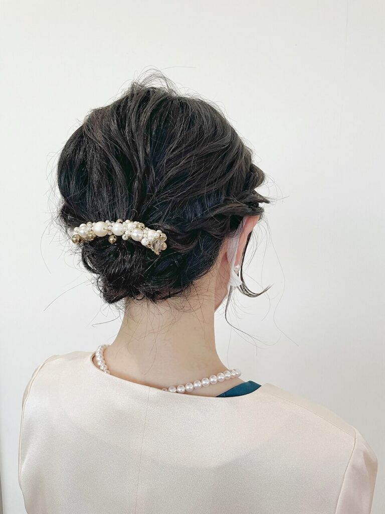 ヘアセット/ヘアアレンジ/ウルフ/結婚式