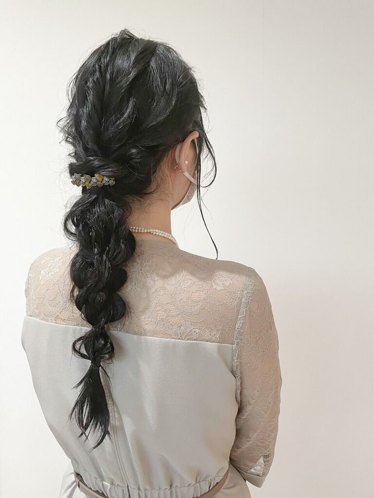 ヘアセット/ヘアアレンジ/ロング/結婚式